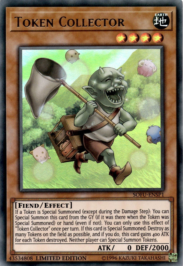 Yugioh Token Collector SOFU-ENSP1 Ultra Rare 1st Edition LP