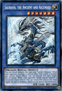 Yugioh Sauravis, the Ancient and Ascended RA02-EN019 Secret Rare 1st Edition NM