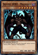 Yugioh Destiny HERO - Malicious DESO-EN010 Super Rare 1st Edition MP/LP