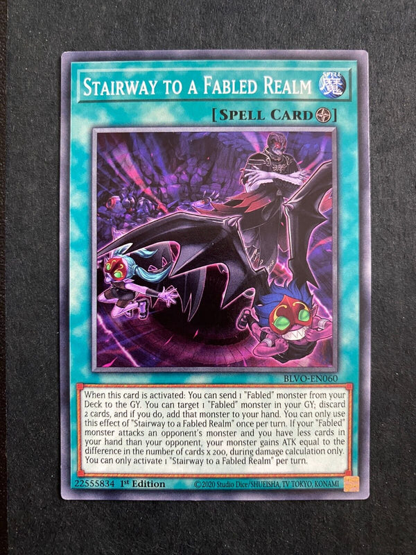 Yugioh Stairway to a Fabled Realm BLVO-EN060 Common 1st Edition NM