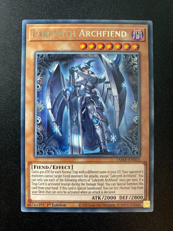 Yugioh Labrynth Archfiend TAMA-EN015 Rare 1st Edition NM