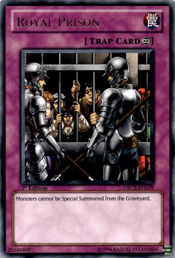 Yugioh Royal Prison ORCS-EN079 Rare 1st/unl Edition VLP/NM
