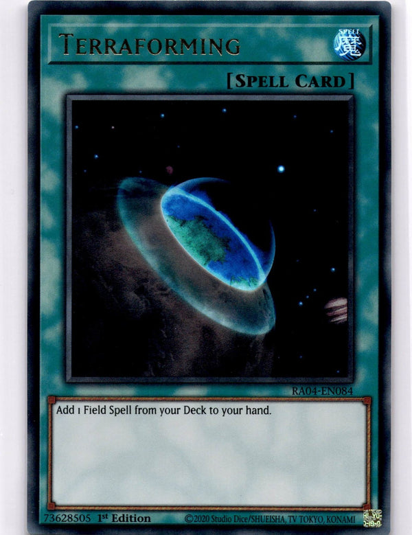 Yugioh Terraforming RA04-EN084 Ultra Rare 1st Edition NM