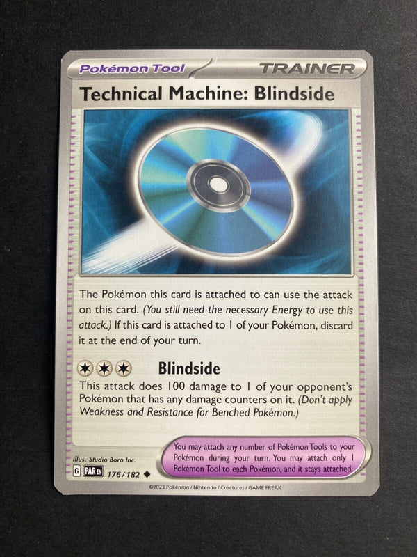 Pokemon Technical Machine: Blindside 176/182 Pradox Rift Non Holo NM