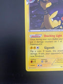 Pokemon Ampharos 40/114 Steam Siege Holo MISCUT NM