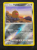 Pokemon Alolan Diglett 78/156 Ultra Prism Reverse Holo NM