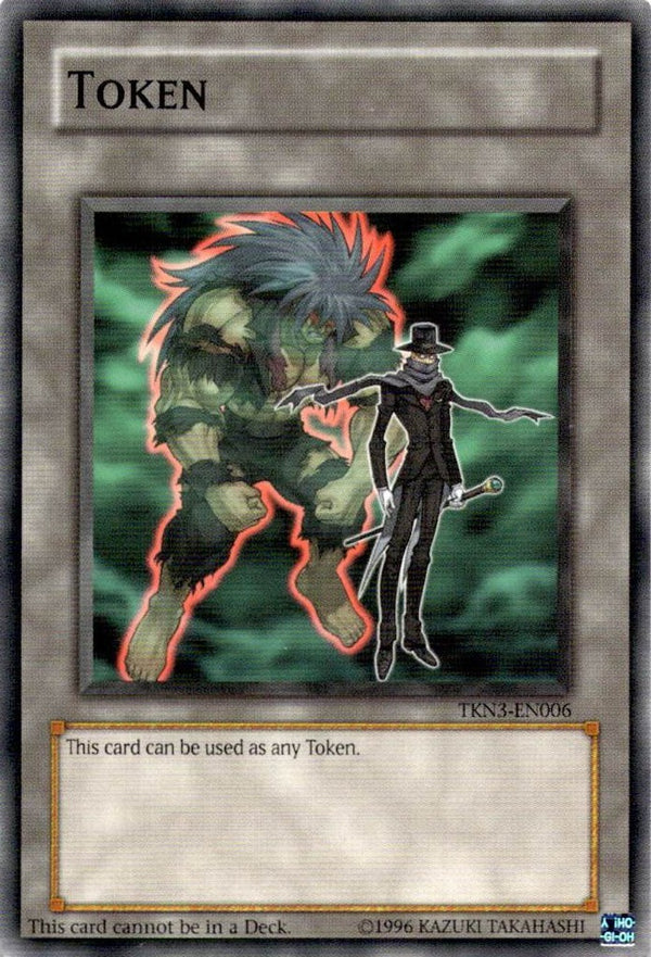 Yugioh Token TKN3-EN006 Common Unlimited Edition LP