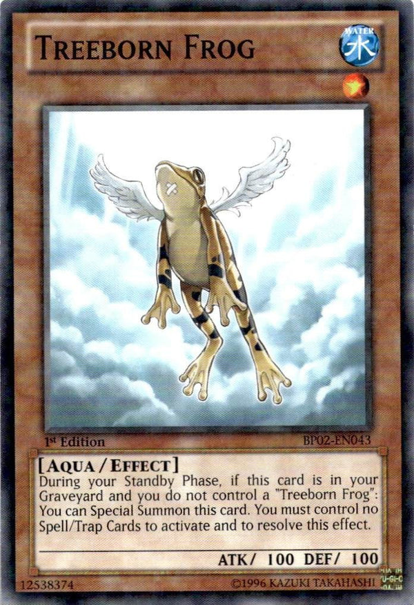 Yugioh Treeborn Frog BP02-EN043 Mosaic Rare 1st Edition VLP/NM