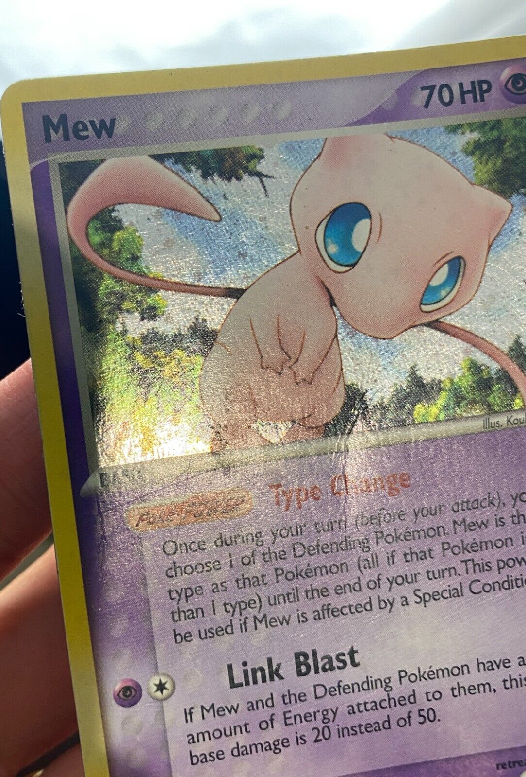 Pokemon Mew 10/92 EX Legend Maker Holo HP