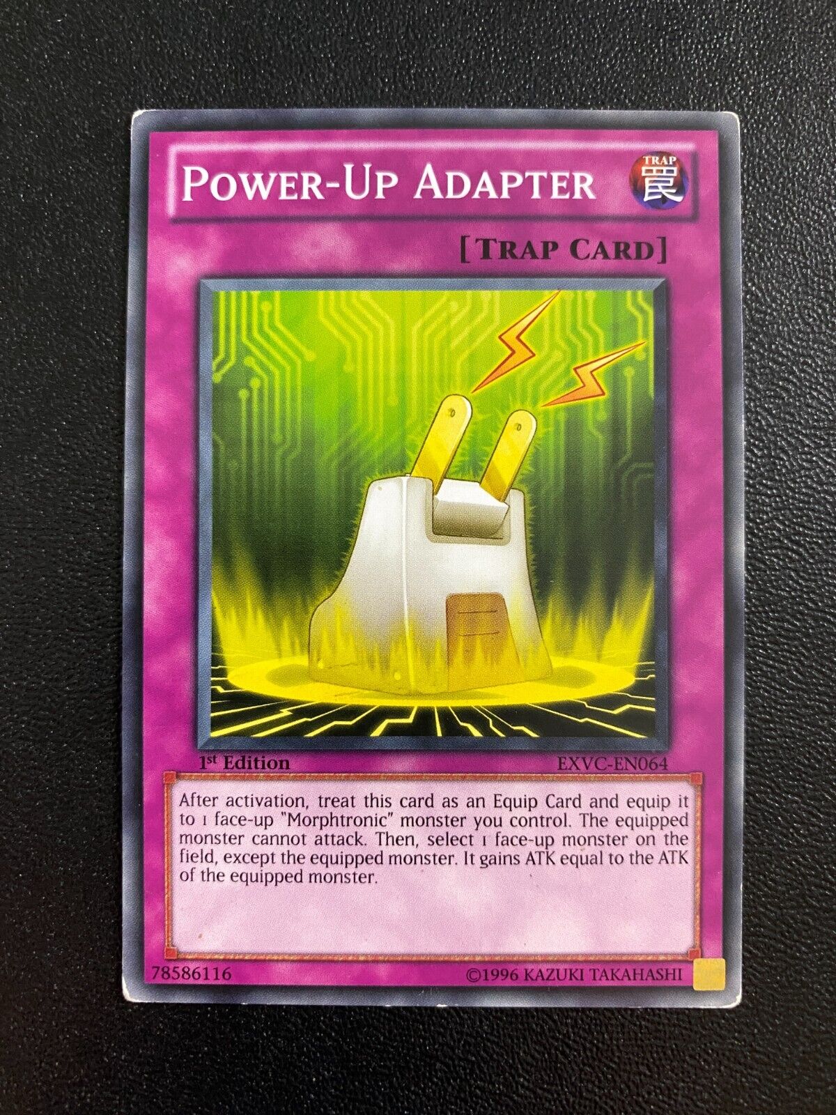 Yugioh Power-Up Adapter EXVC-EN064 Common 1st Edition MP