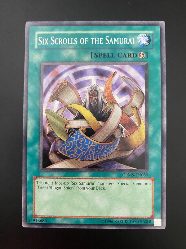 Yugioh Six Scrolls of the Samurai CRMS-EN059 Common 1st Edition VLP/NM