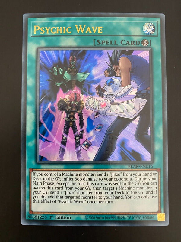 Yugioh Psychic Wave BLAR-EN015 1st Edition Ultra Rare NM-MINT