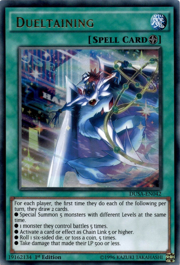 Yugioh Dueltaining DUSA-EN042 Ultra Rare 1st Edition NM