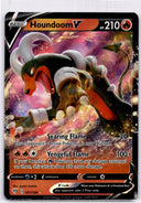 Pokemon Houndoom V 021/189 Darkness Ablaze Full Art Holo NM