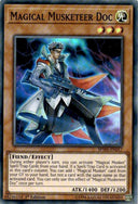 Yugioh Magical Musketeer Doc SPWA-EN017 Super Rare 1st Edition VLP/NM