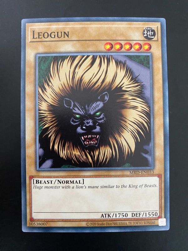 Yugioh Leogun MRD-EN033 Common Unlimited Edition NM/MINT