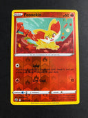 Pokemon Fennekin 025/195 Silver Tempest Reverse Holo NM