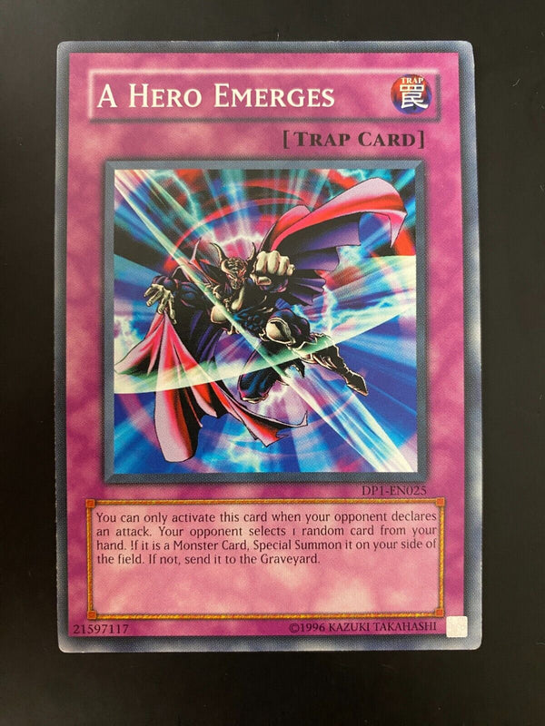 Yugioh A Hero Emerges DP1-EN025 Common Unlimited Edition VLP/NM