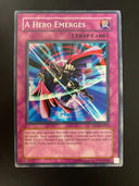Yugioh A Hero Emerges DP1-EN025 Common Unlimited Edition VLP/NM