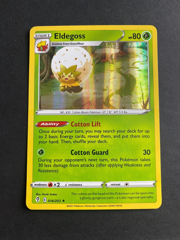 Pokemon Eldegoss 016/203 Evolving Skies Holo LP/NM