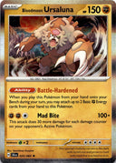 Pokemon Bloodmoon Ursaluna 025/064 Shrouded Fable Holo NM