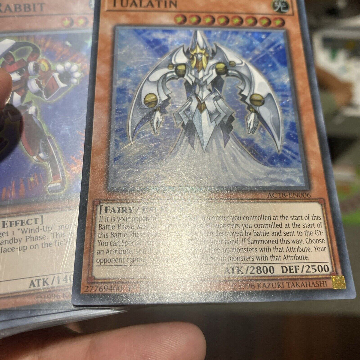 Yugioh Tualatin AC18-EN006 Super Rare 1st Edition MP