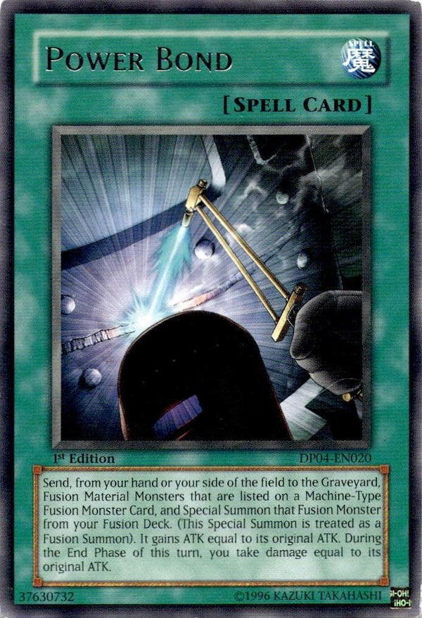 Yugioh Power Bond DP04-EN020 Rare 1st Edition LP