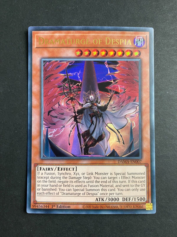 Yugioh Dramaturge of Despia DAMA-EN007 Ultra Rare 1st Edition NM