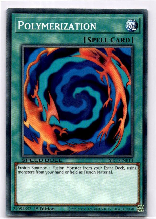 Yugioh Polymerization SBC1-ENB13 Common 1st Edition NM