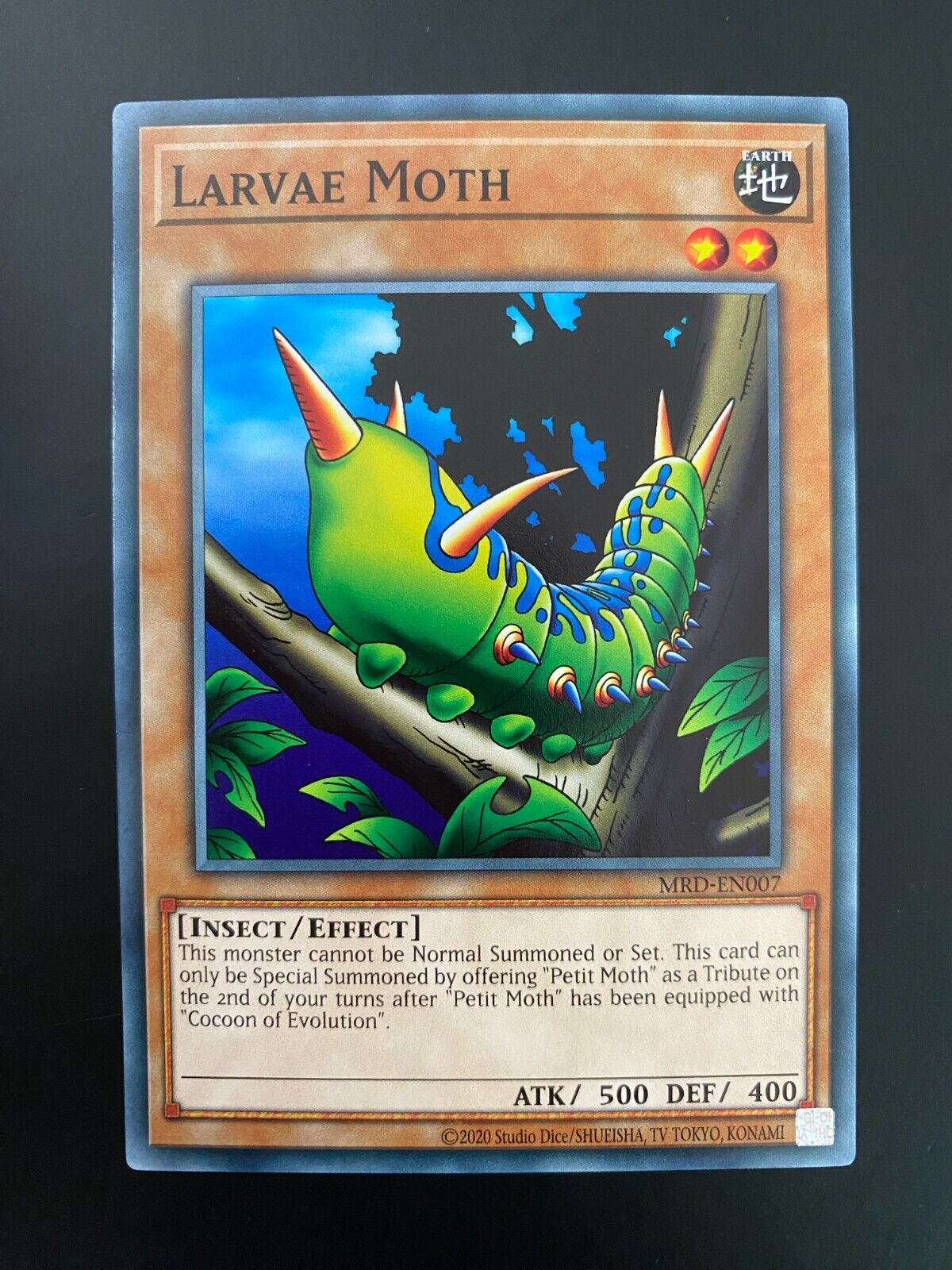 Yugioh Larvae Moth MRD-EN007 Common Unlimited Edition NM/MINT