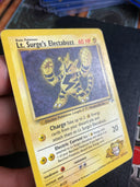 Pokemon Lt. Surge's Electabuzz 27/132 Gym Heroes Rare Non Holo HP