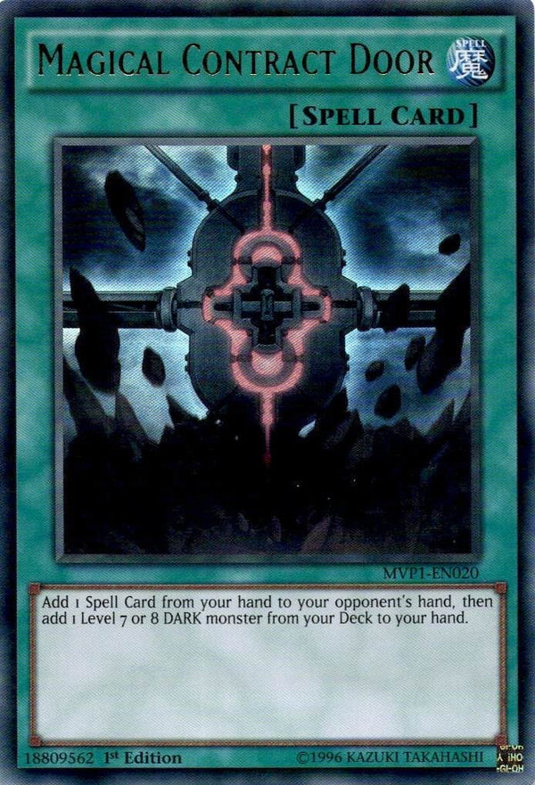Yugioh Magical Contract Door MVP1-EN020 Ultra Rare 1st Edition NM