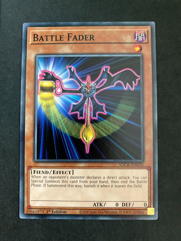 Yugioh Battle Fader SDCK-EN010 Common 1st Edition NM
