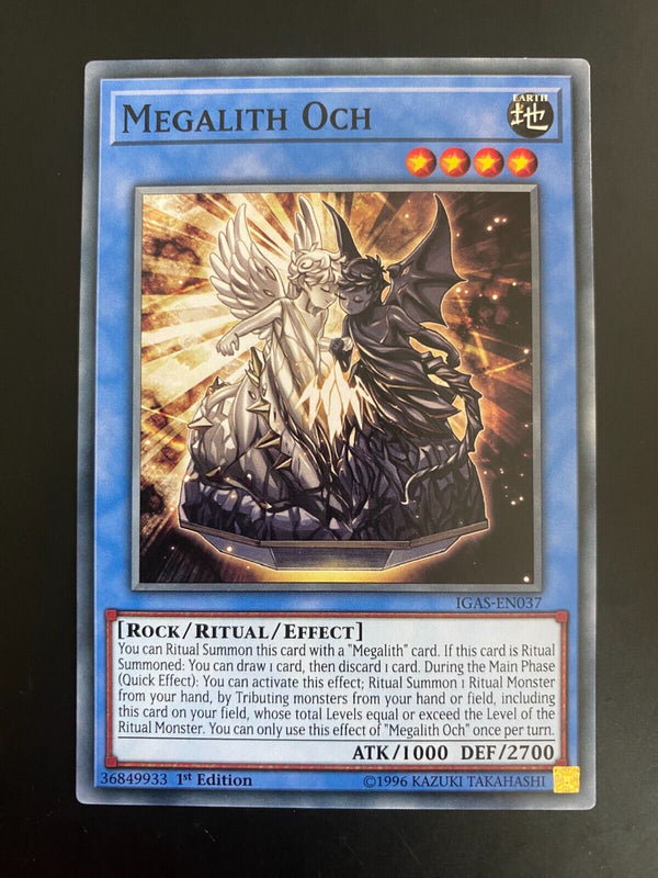 Yugioh Megalith Och IGAS-EN037 Common 1st Edition NM/MINT