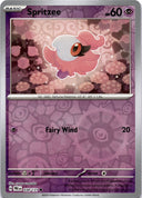 Pokemon Spritzee 038/131 Prismatic Evolutions Reverse Holo NM