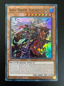 Yugioh Ancient Warriors - Rebellious Lu Feng BLVO-EN025 1st Ed Super Rare NM