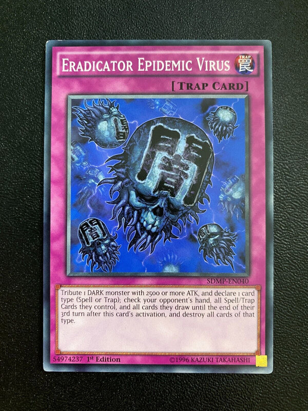 Yugioh Eradicator Epidemic Virus SDMP-EN040 Common 1st Edition LP