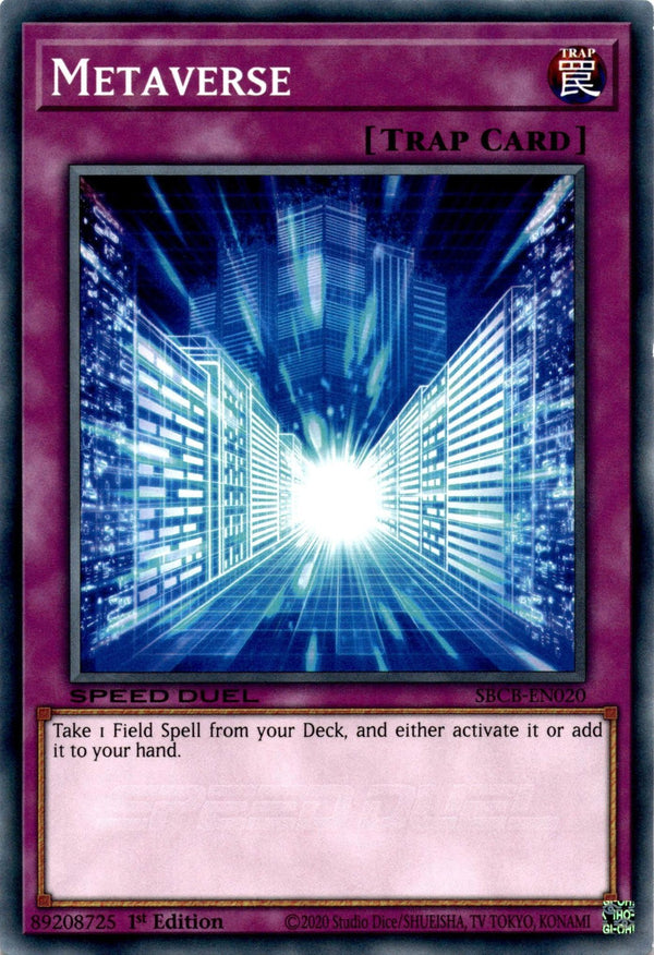 Yugioh Metaverse SBCB-EN020 Speed Duel Common 1st Edition NM