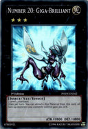 Yugioh Number 20: Giga-Brilliant PHSW-EN042 Super Rare 1st Edition VLP/NM