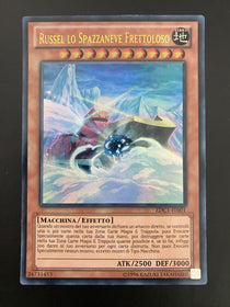 Yugioh Snow Plow Hustle Rustle ZDC1-EN001 Italian 1st Edition MP