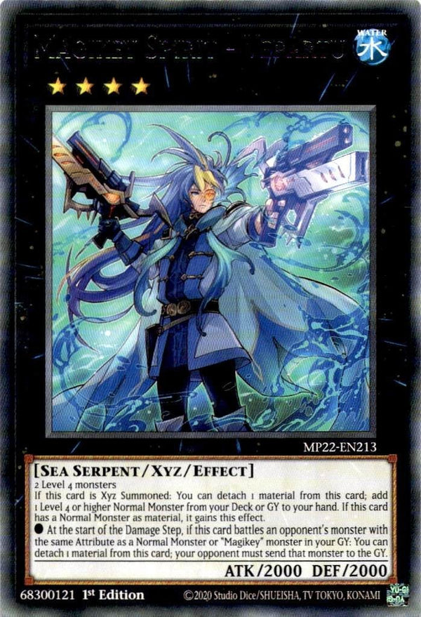 Yugioh Magikey Spirit - Vepartu MP22-EN213 Rare 1st Edition NM