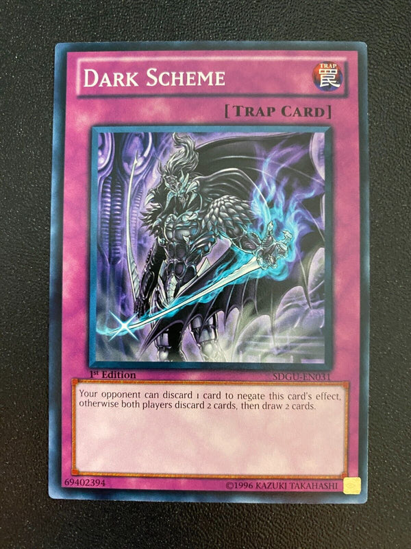 Yugioh Dark Scheme SDGU-EN031 Common 1st Edition LP