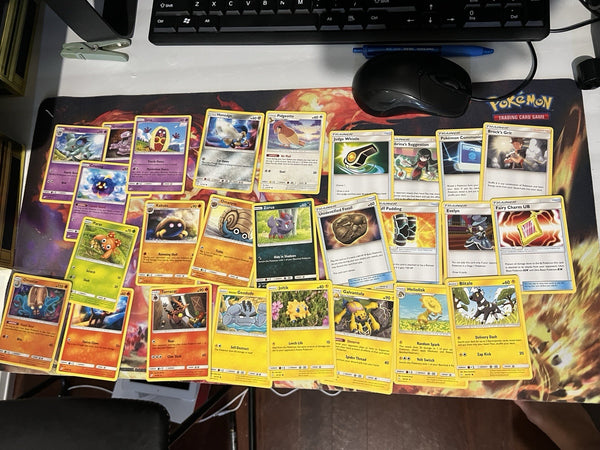 25x Team Up Non Holo Commons/Uncommons + Holo Omastar