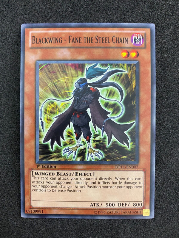 Yugioh Blackwing - Fane The Steel Chain DP11-EN007 1st Edition Common NM-MINT