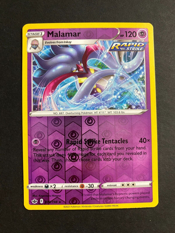 Pokemon Malamar 070/198 Chilling Reign Reverse Holo NM