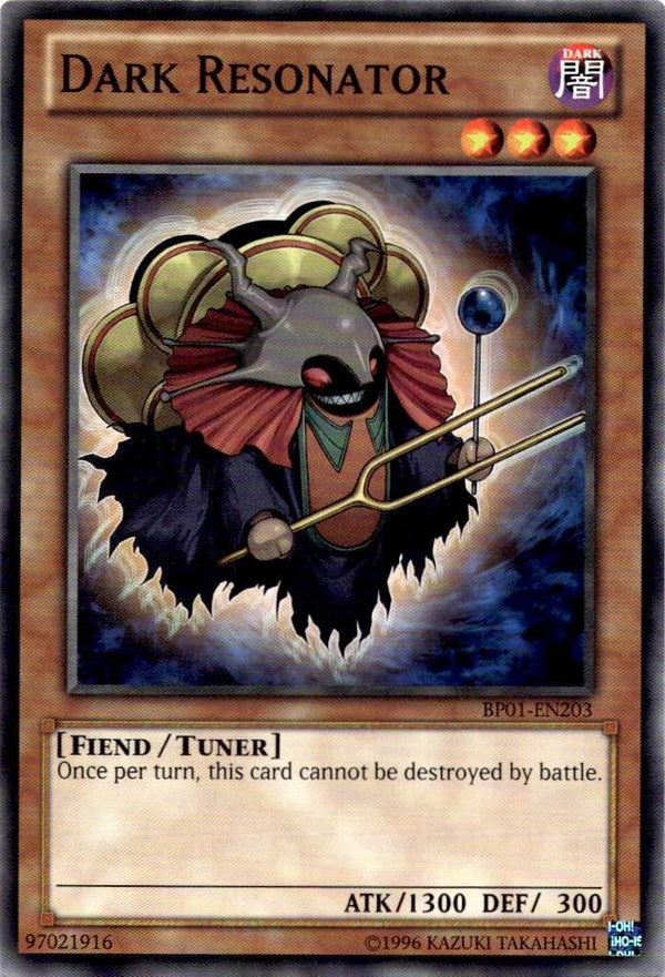 Yugioh Dark Resonator BP01-EN203 Unlimited Edition NM