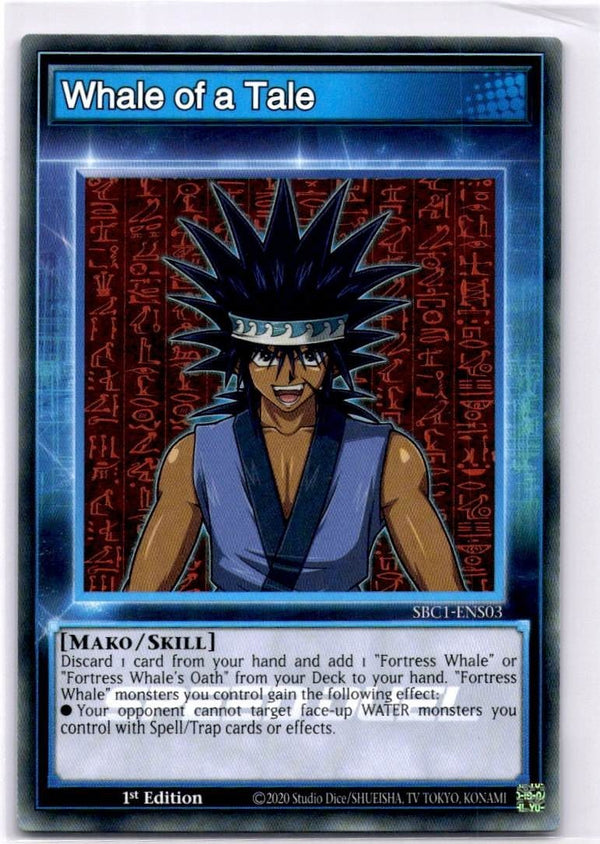 Yugioh Whale of a Tale SBC1-ENS03 Common 1st Edition NM