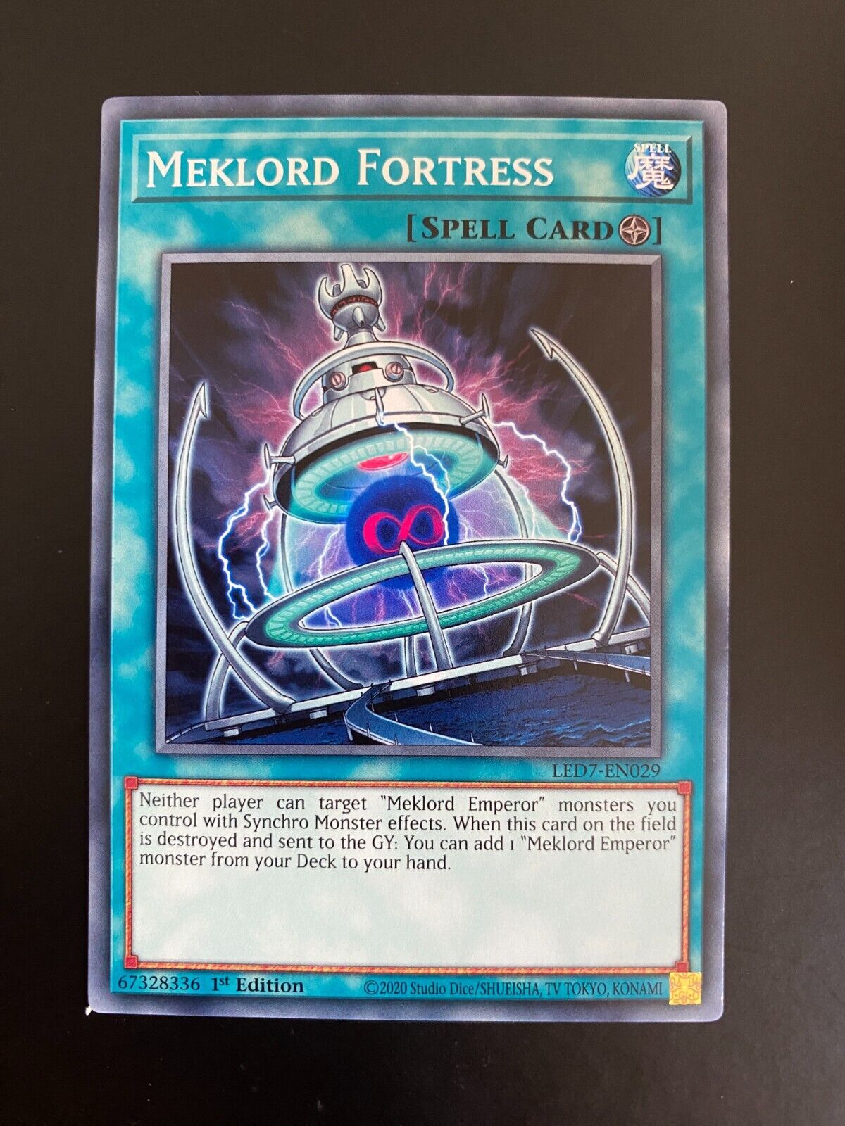 Yugioh Meklord Fortress LED7-EN029 Common 1st Edition NM/MINT