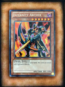 Yugioh Infernity Archer CBLZ-EN094 Rare 1st Edition VLP