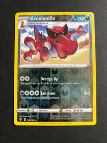 Pokemon Krookodile 109/185 Vivid Voltage Reverse Holo VLP/NM